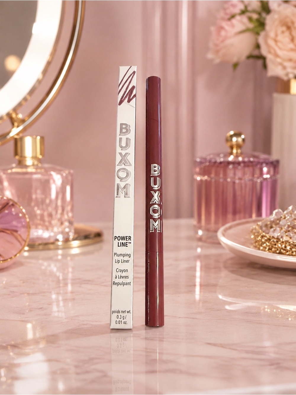 BUXOM Power Line™ Plumping Lip Liner — Dolly Medium NIB